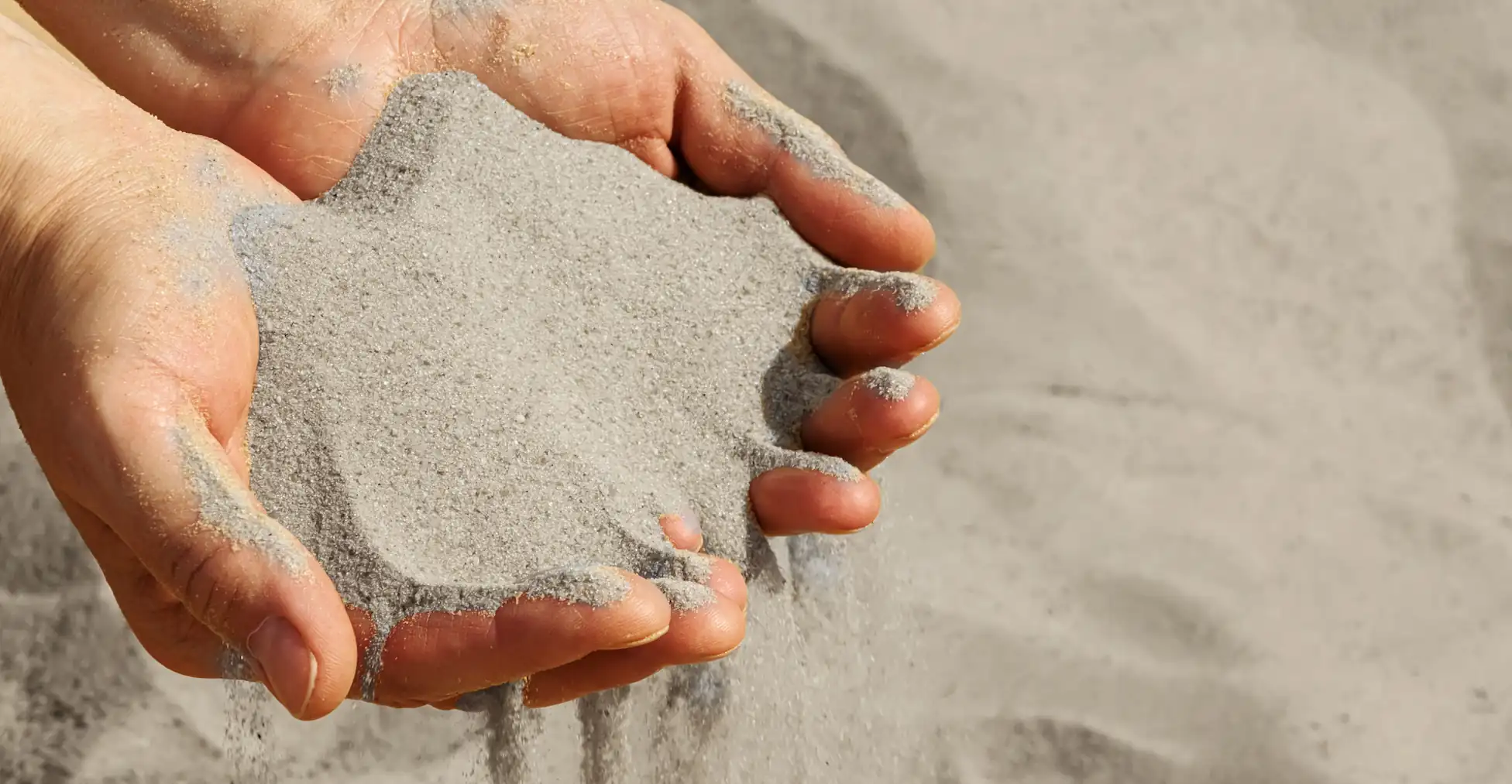 Premium washed sand